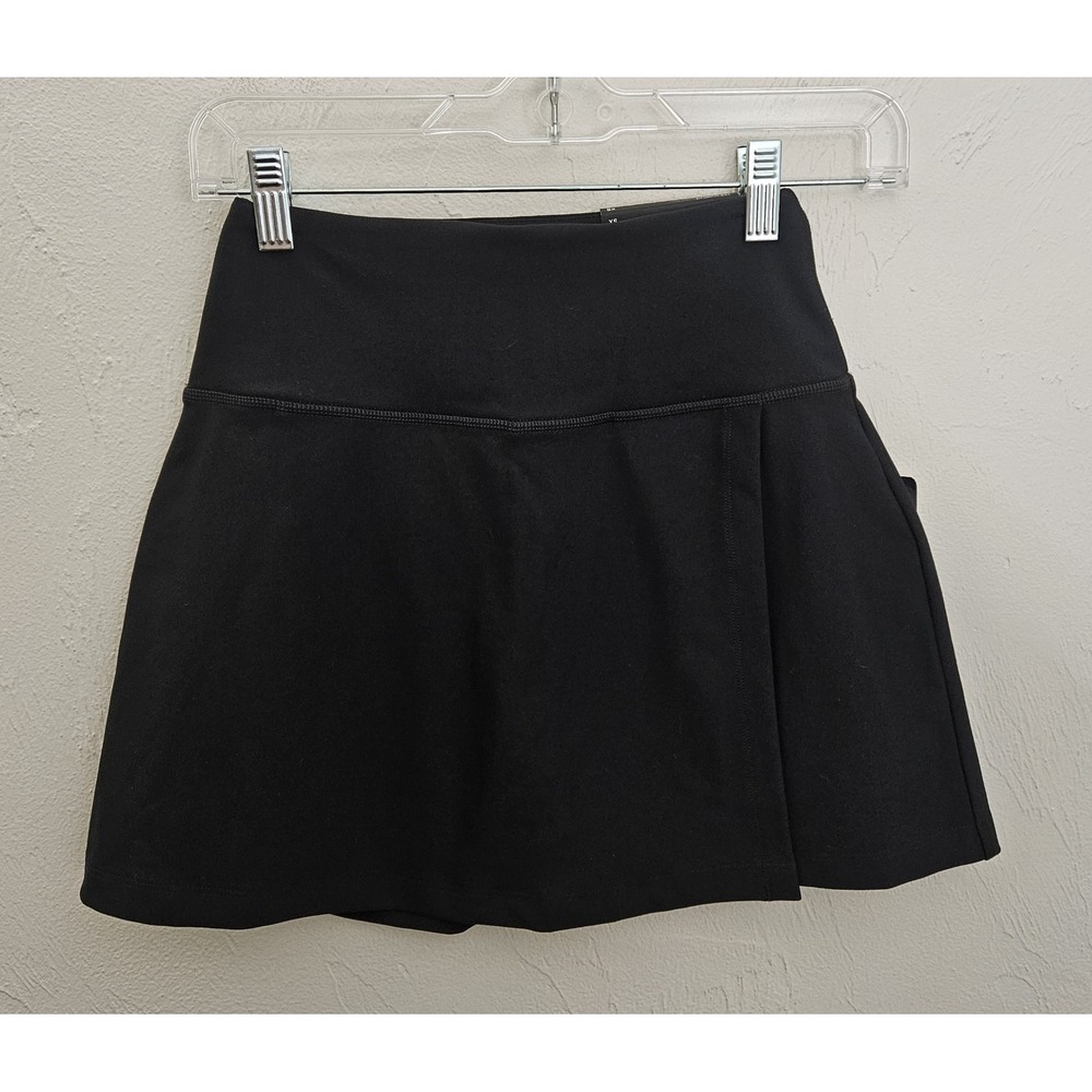 *NEW w/Tags  Abercrombie YPB sculptLUX Athletic Skirt Skort Womens Size XS Black